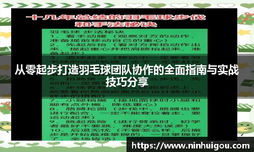 从零起步打造羽毛球团队协作的全面指南与实战技巧分享