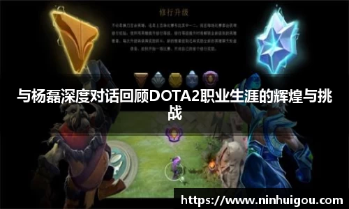 与杨磊深度对话回顾DOTA2职业生涯的辉煌与挑战